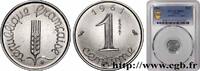 FRANCE Essai de 1 centime Épi V REPUBLIC Paris 1961 (14,97mm, 1,65g, 6h) -