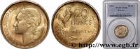 FRANCE 20 francs G. Guiraud IV REPUBLIC 1951 (23,5mm, 4g, 6h) -
