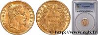 FRANCE 5 francs or Napoléon III, tête laurée SECOND EMPIRE Paris 1866 (16,69mm, 1,61g, 6h) -