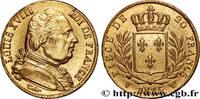 FRANCE 20 francs or Louis XVIII, buste habillé LOUIS XVIII Lille 1815 (21mm, 6,39g, 6h) -