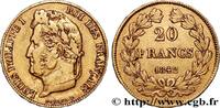 FRANCE 20 francs Louis-Philippe, Domard LOUIS-PHILIPPE I Lille 1842 (21mm, 6,42g, 6h) -
