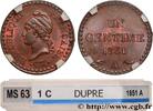 FRANCE Un centime Dupré, IIe République II REPUBLIC Paris 1851 (18mm, 2,00g, 6h) -