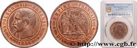 FRANCE Dix centimes Napoléon III, tête nue SECOND EMPIRE Strasbourg 1856 (30,17mm, 10,02g, 6h) -