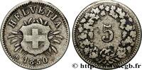 SWITZERLAND 5 Centimes (Rappen) SWITZERLAND Strasbourg - BB 1850 (17mm, 1,59g, 12h) -