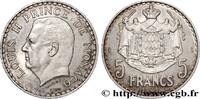 MONACO - PRINCIPALITY OF MONACO - LOUIS II Essai 5 francs en argent MONACO - PRINCIPALITY OF MONACO - LOUIS II Paris 1945 (31,12mm, 14,59g, 12h) -