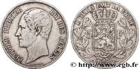 BELGIUM - KINGDOM OF BELGIUM - LEOPOLD I 5 Francs tête nue BELGIUM - KINGDOM OF BELGIUM - LEOPOLD I 1858 (37mm, 24,80g, 6h) -