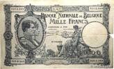 BELGIUM 1000 Francs BELGIUM 1000 Francs 1927 VG -