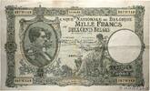 BELGIUM 1000 Francs - 200 Belgas BELGIUM 1000 Francs - 200 Belgas 1935 F+ -