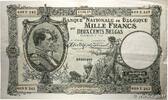 BELGIUM 1000 Francs - 200 Belgas BELGIUM 1000 Francs - 200 Belgas 1937 VF+ -