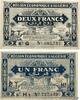 ALGERIA 1 et 2 Franc Lot ALGERIA 1 et 2 Franc Lot 1944 VF - XF -
