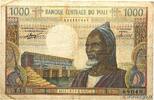 MALI 1000 Francs MALI 1000 Francs 1973 VG -