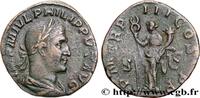 THE MILITARY CRISIS(235 AD to 284 AD) Sesterce PHILIPPUS Rome 247 (28mm, 16,74g, 12h) -