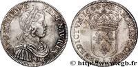 FRANCE Demi-écu, portrait à la mèche courte LOUIS XIV THE SUN KING Paris, Monnaie de Matignon 1644 (32,5mm, 13,74g, 6h) -