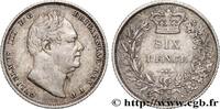 UNITED KINGDOM 6 Pence Guillaume IV UNITED KINGDOM 1831 (19,5mm, 2,82g, 6h) -