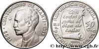 CUBA 50 Centavos centenaire naissance de José Marti CUBA 1953 (30,5mm, 12,50g, 6h) -