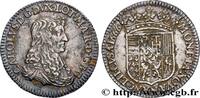FRANCE Demi-teston DUCHY OF LORRAINE - CHARLES IV Nancy 1666 (24mm, 4,33g, 6h) -