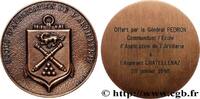 FRANCE Médaille, École d’application de l’artillerie ARMÉES ET MILITAIRES 1998 (67mm, 131,29g, 12h) -