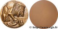 FRANCE Médaille, Direction du Renseignement et de la Sécu ARMÉES ET MILITAIRES 1986 (68mm, 231,80g, 12h) -