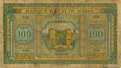 MOROCCO 100 Francs MOROCCO 100 Francs 1943 F -