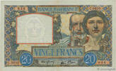 FRANCE 20 Francs TRAVAIL ET SCIENCE FRANCE 20 Francs TRAVAIL ET SCIENCE 1941 XF- -