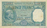 FRANCE 20 Francs BAYARD FRANCE 20 Francs BAYARD 1916 VF -