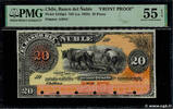 CHILE 20 Pesos Essai CHILE 20 Pesos Essai 1888 AU -