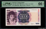 NORWAY 1000 Kroner NORWAY 1000 Kroner 1998 UNC -