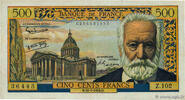 FRANCE 500 Francs VICTOR HUGO FRANCE 500 Francs VICTOR HUGO 1958 F+ -