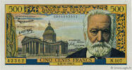 FRANCE 500 Francs VICTOR HUGO FRANCE 500 Francs VICTOR HUGO 1958 XF -