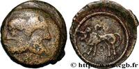 FRANCE Bronze à la tête janiforme, classe II aux annelets GALLIA BELGICA - SUESSIONES (Area of Soissons) c. 50-40 AC. (17mm, 3,59g, 6h) -