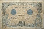 FRANCE 20 Francs BLEU FRANCE 20 Francs BLEU 1913 F -