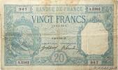 FRANCE 20 Francs BAYARD FRANCE 20 Francs BAYARD 1917 F -