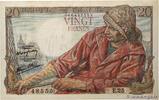 FRANCE 20 Francs PÊCHEUR FRANCE 20 Francs PÊCHEUR 1942 AU+ -