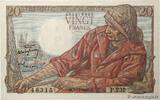FRANCE 20 Francs PÊCHEUR FRANCE 20 Francs PÊCHEUR 1949 AU -
