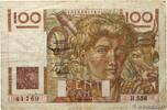 FRANCE 100 Francs JEUNE PAYSAN filigrane inversé FRANCE 100 Francs JEUNE PAYSAN filigrane inversé 1952 F -