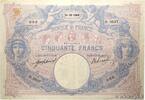 FRANCE 50 Francs BLEU ET ROSE FRANCE 50 Francs BLEU ET ROSE 1909 F -
