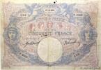 FRANCE 50 Francs BLEU ET ROSE FRANCE 50 Francs BLEU ET ROSE 1911 F- -