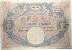 FRANCE 50 Francs BLEU ET ROSE FRANCE 50 Francs BLEU ET ROSE 1917 F+ -