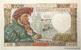 FRANCE 50 Francs JACQUES CŒUR FRANCE 50 Francs JACQUES CŒUR 1941 AU- -