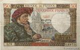 FRANCE 50 Francs JACQUES CŒUR FRANCE 50 Francs JACQUES CŒUR 1941 F+ -