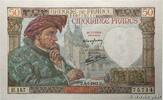 FRANCE 50 Francs JACQUES CŒUR FRANCE 50 Francs JACQUES CŒUR 1942 UNC -