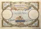 FRANCE 50 Francs LUC OLIVIER MERSON type modifié FRANCE 50 Francs LUC OLIVIER MERSON type modifié 1932 VG -
