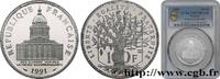 FRANCE 100 francs Panthéon, BE (Belle Épreuve) V REPUBLIC 1991 (31mm, 15g, 6h) -