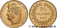 FRANCE 20 francs or Louis-Philippe, Domard LOUIS-PHILIPPE I Lille 1840 (21mm, 6,39g, 6h) -