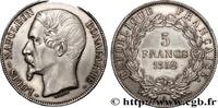 FRANCE 5 francs Louis-Napoléon, 1er type II REPUBLIC Paris 1852 (37mm, 24,96g, 6h) -