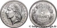 FRANCE 5 francs Lavrillier, aluminium IV REPUBLIC 1947 (31mm, 3,82g, 6h) -