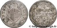 SWITZERLAND - CANTON OF TICINO 3 Soldi SWITZERLAND - CANTON OF TICINO 1838 (18mm, 1,73g, 6h) -