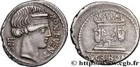 THE REPUBLIC (280 BC to 27 BC) Denier SCRIBONIA Rome 62 AC. (20mm, 3,89g, 7h) -
