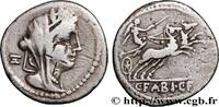 THE REPUBLIC (280 BC to 27 BC) Denier FABIA Rome 102 AC. (19mm, 3,69g, 7h) -