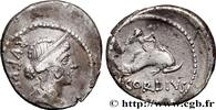 THE REPUBLIC (280 BC to 27 BC) Denier CORDIA Rome 46 AC. (19,5mm, 3,92g, 9h) -